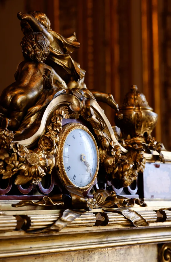 Détail du bureau du roi Détail du bureau du roi