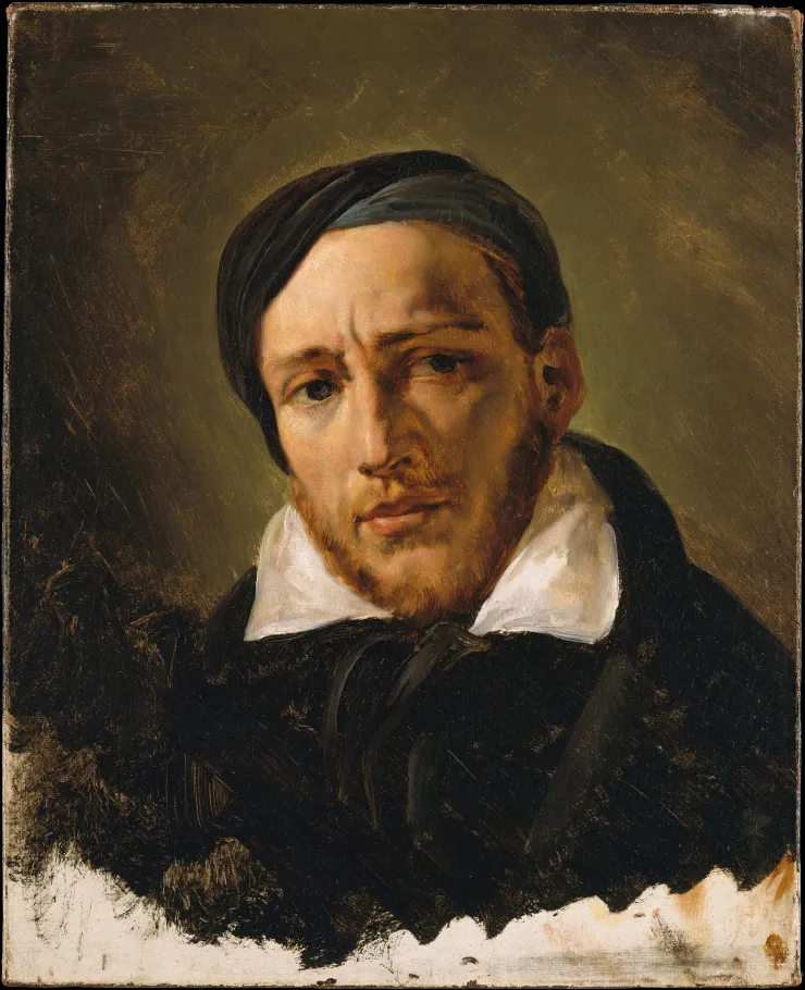 Portrait de Théodore Géricault, Horace Vernet