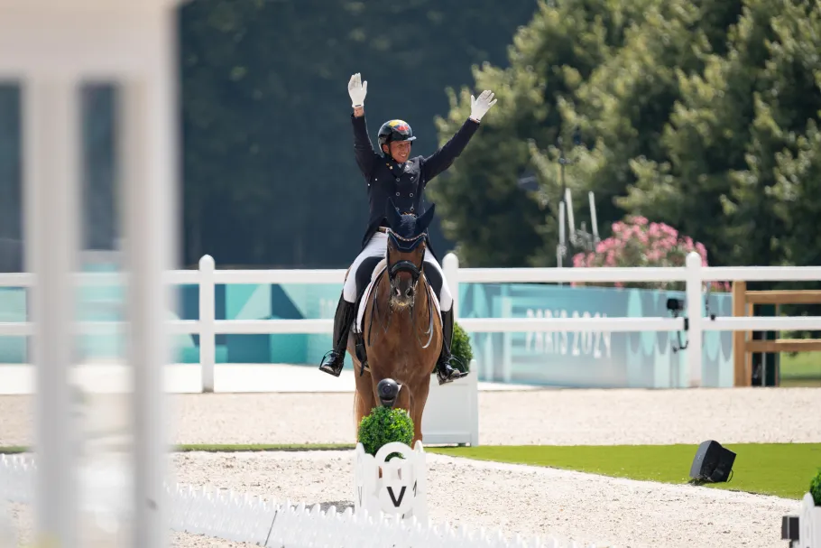 Epreuves d'équitation au château de Versailles