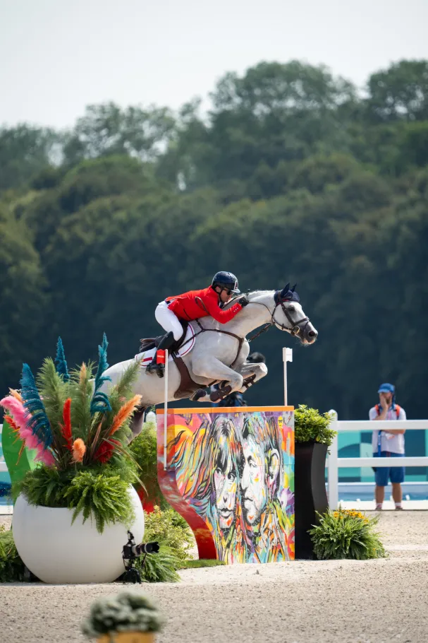 Epreuves d'équitation au château de Versailles
