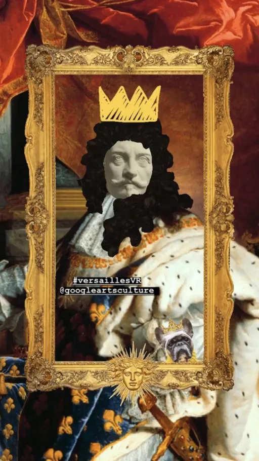 Story Instagram Filtre Louis XIV #VersaillesVR